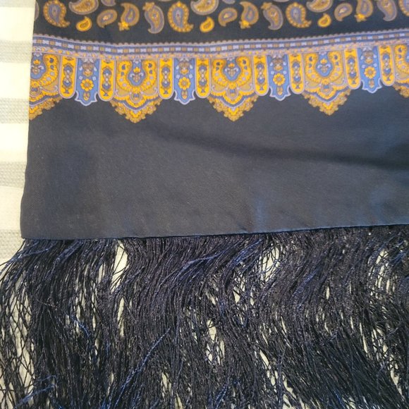 NWOT Dion 100% Silk Scarf - Picture 9 of 12